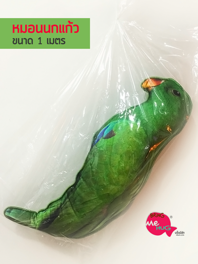 หมอนพิมพ์ลายนกแก้ว parrot print pillow